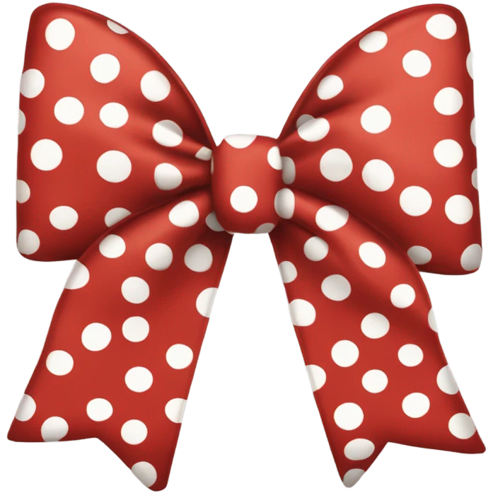 Minnie Mouse bow emoji