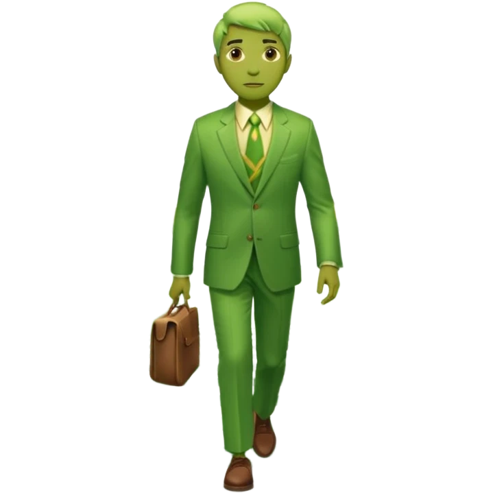 Green walking man, Crosswalk Lights. emoji