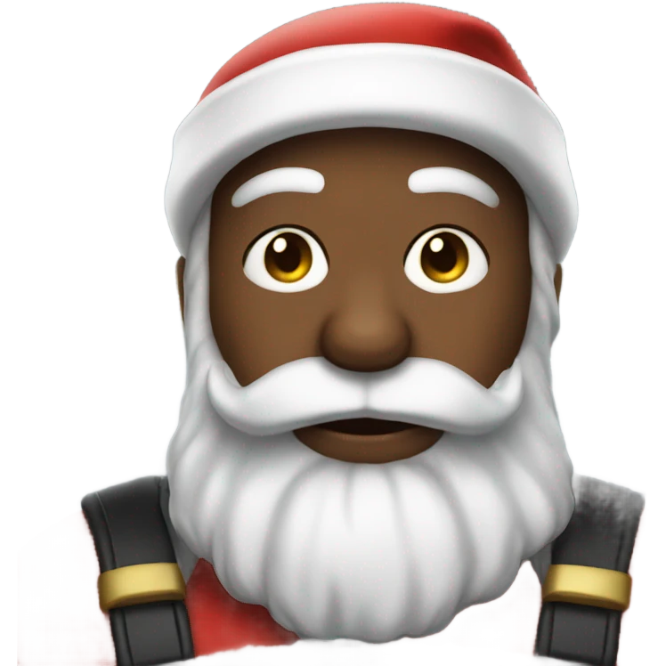 Batman dressed like Santa Claus  emoji