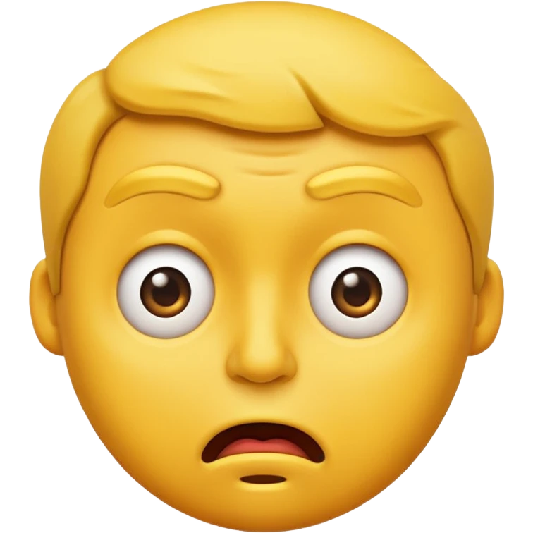 questioning face emoji, looking confused or uncertain emoji