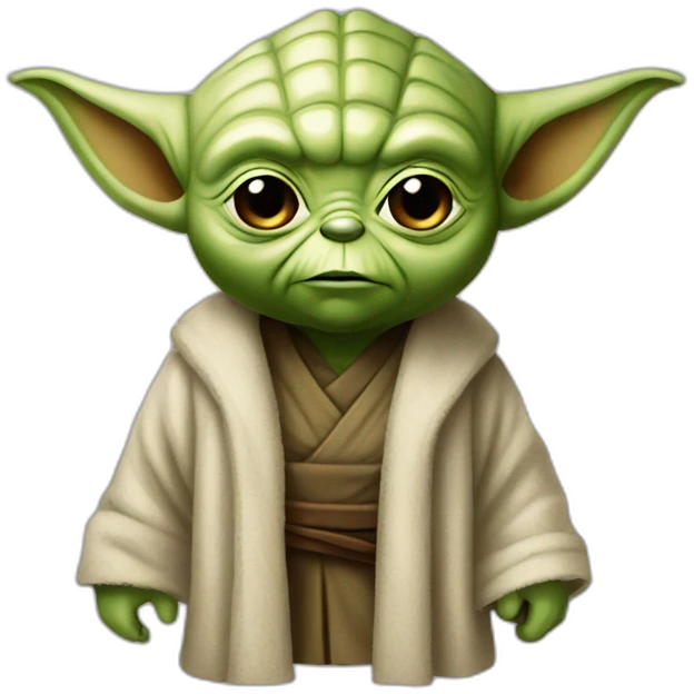 Yoda qui bout emoji