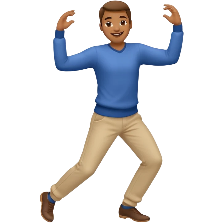 Guy dancing emoji
