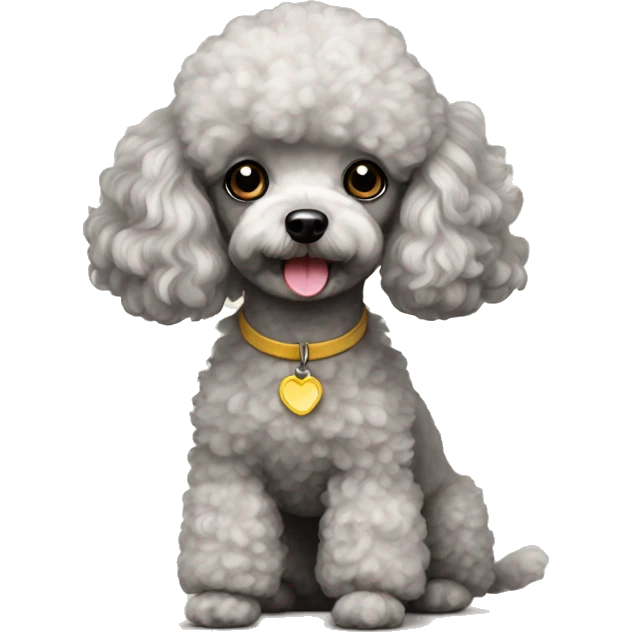 toy poodle emoji