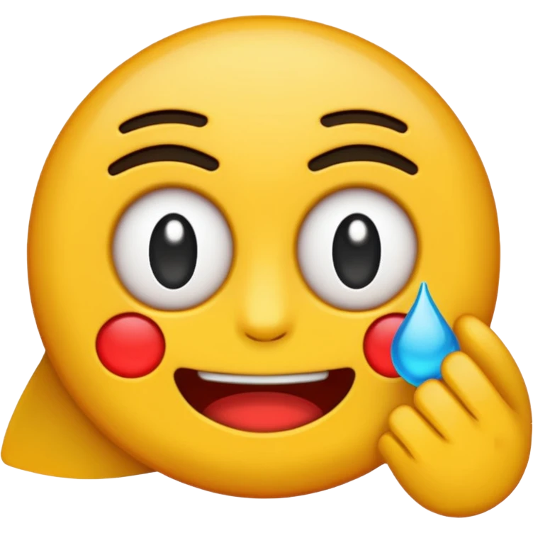 A emoji that simply says the text Blame Deo emoji
