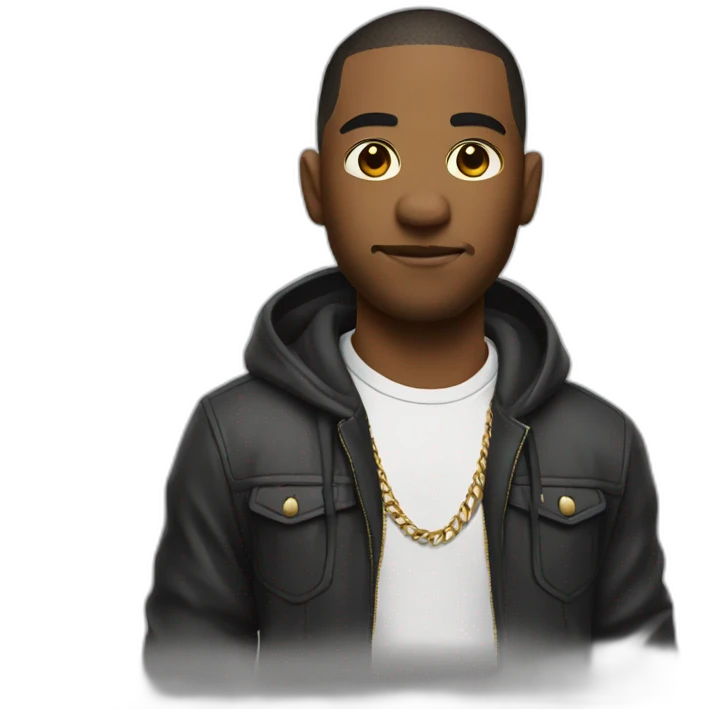 Game character hiphop emoji