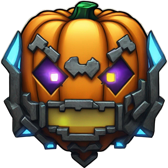 minecraft pumpkin halloween badge medal cyberpunk pokemon fear emoji