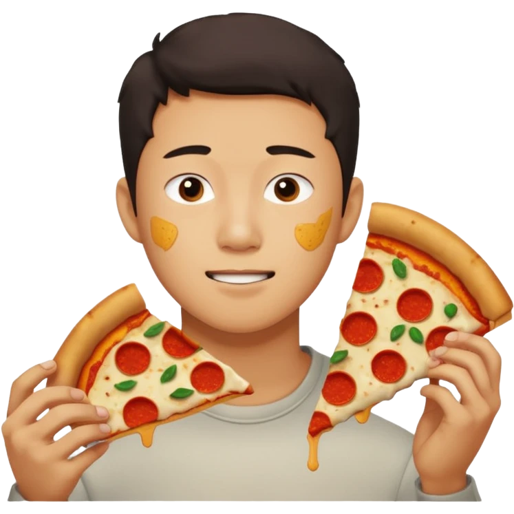 josh chen eating leftover emoji