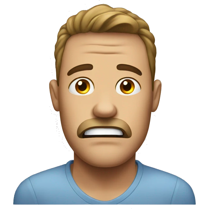 guy with jaw stuck open emoji