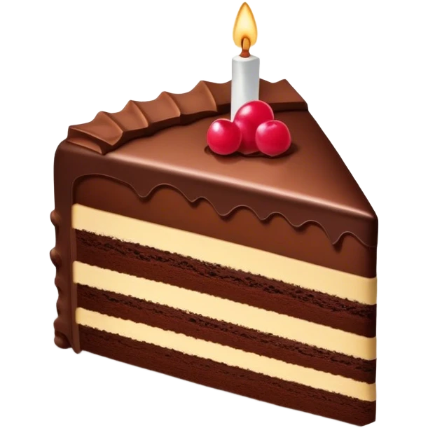 Slice of cake on a plate  emoji