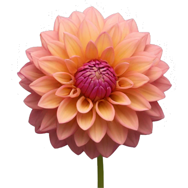 Dahlia flower emoji