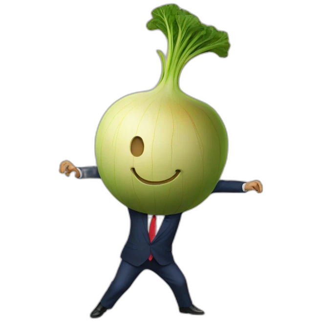 turnip dancing with trump emoji