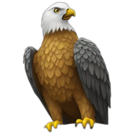 Aigle sur un arbre  emoji