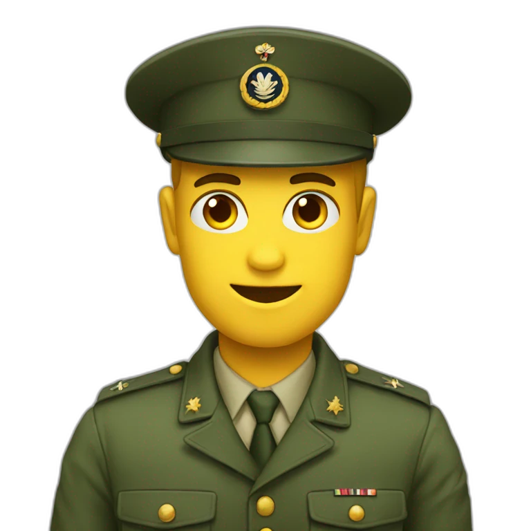 Militaire qui salut emoji