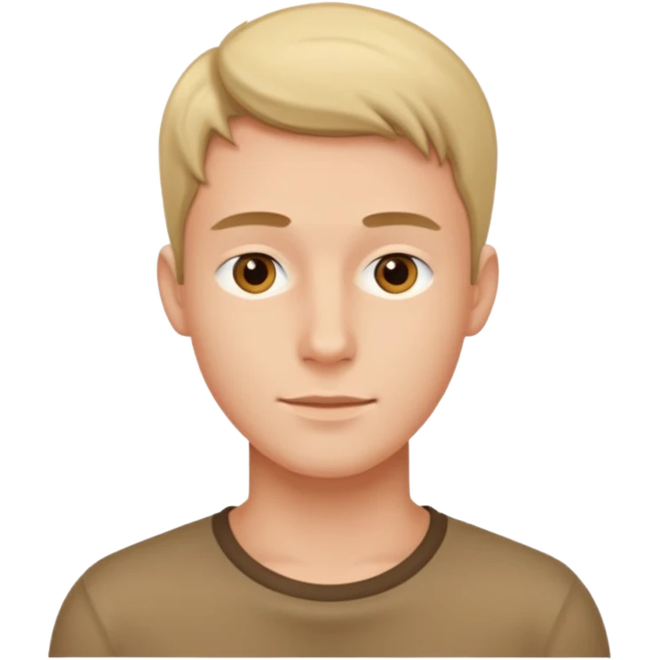 portrait of a young man make it accurate less wrinkles  emoji