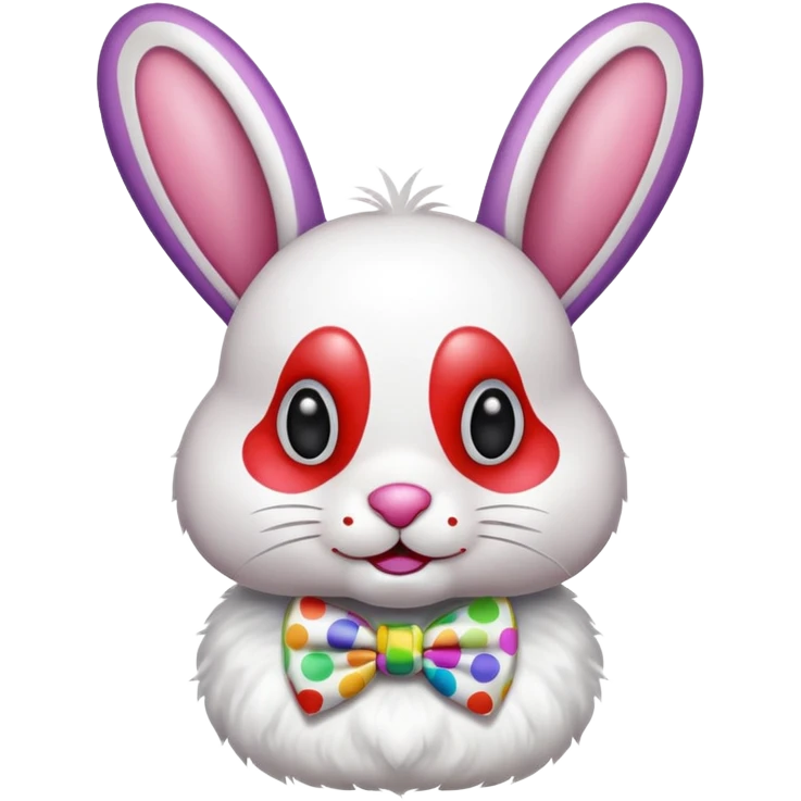 Conejo payaso emoji