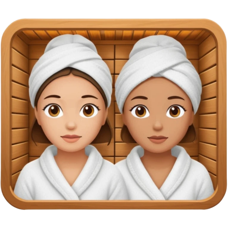 Ma and Woman in sauns emoji