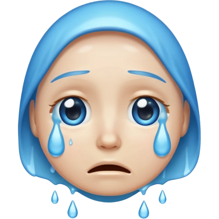 crying face emoji, single tear emoji