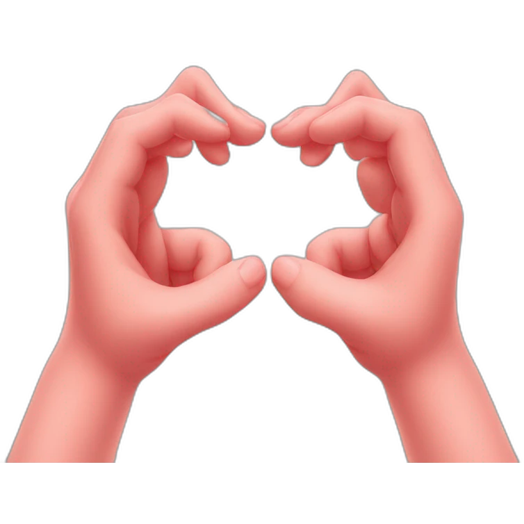 pinky promise red emoji