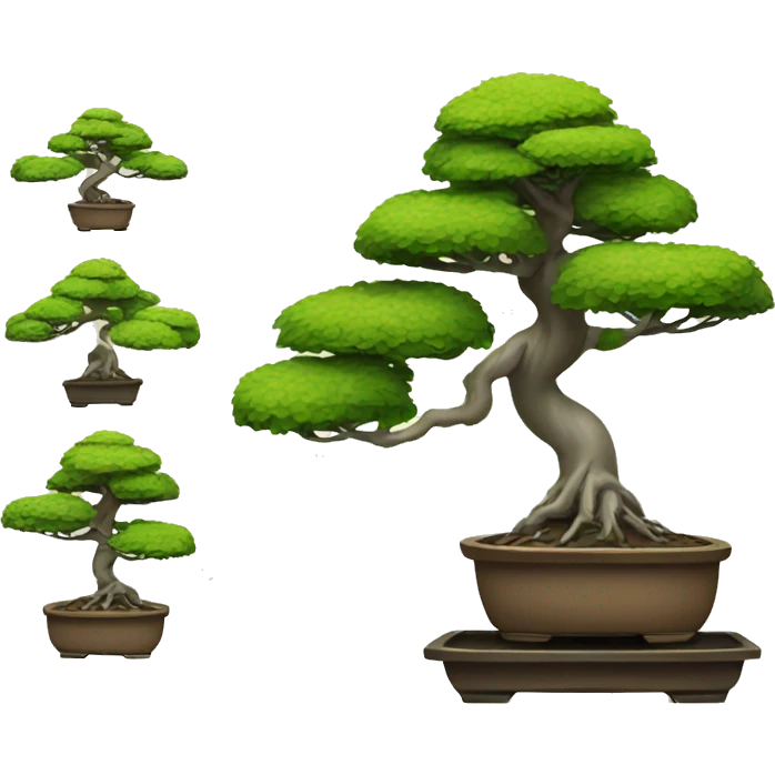 bonsai with eyes emoji