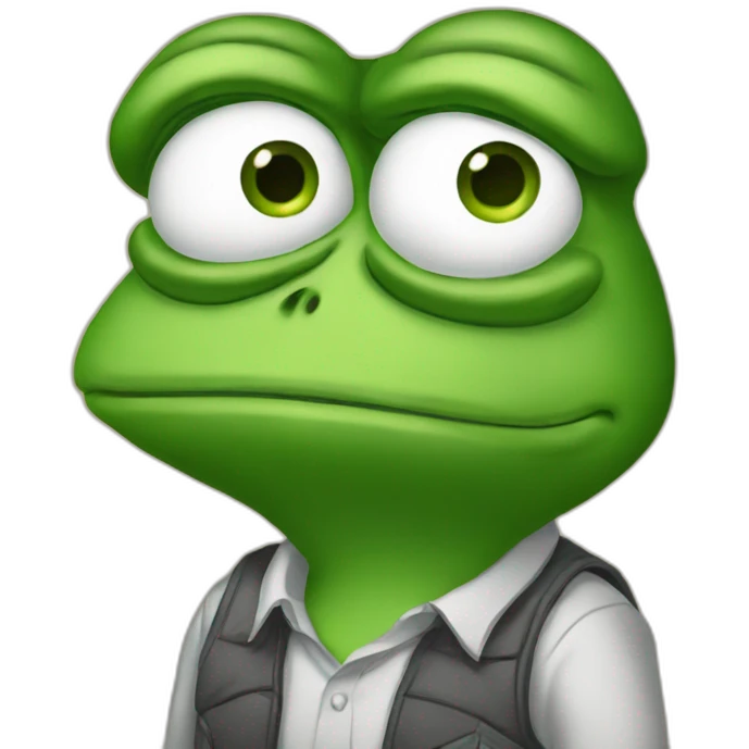 one pepe the frog sad emoji