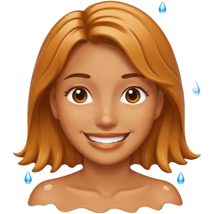 A womed vagina with sticky white cum coming out of it emoji