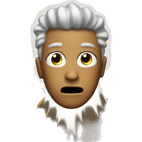 An exploding head emoji emoji