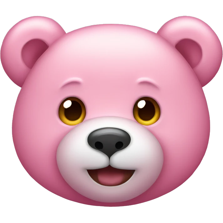 pink teddy bear emoji