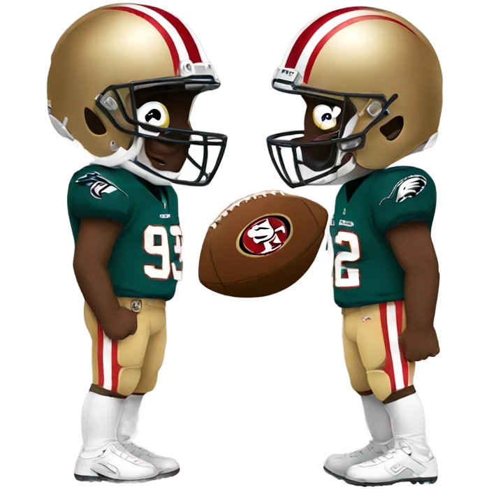 49ers beating eagles emoji
