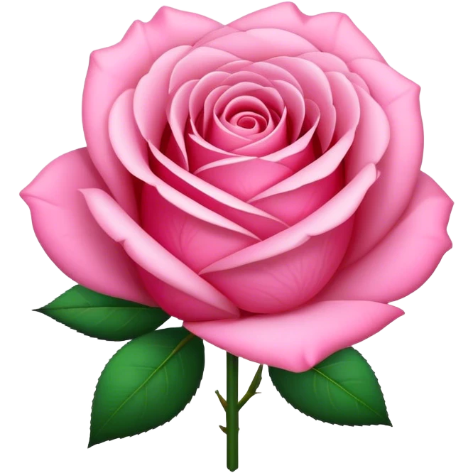 pink rose emoji