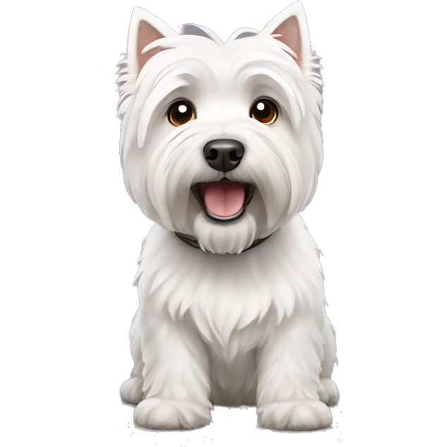 West Highland White terrier  emoji