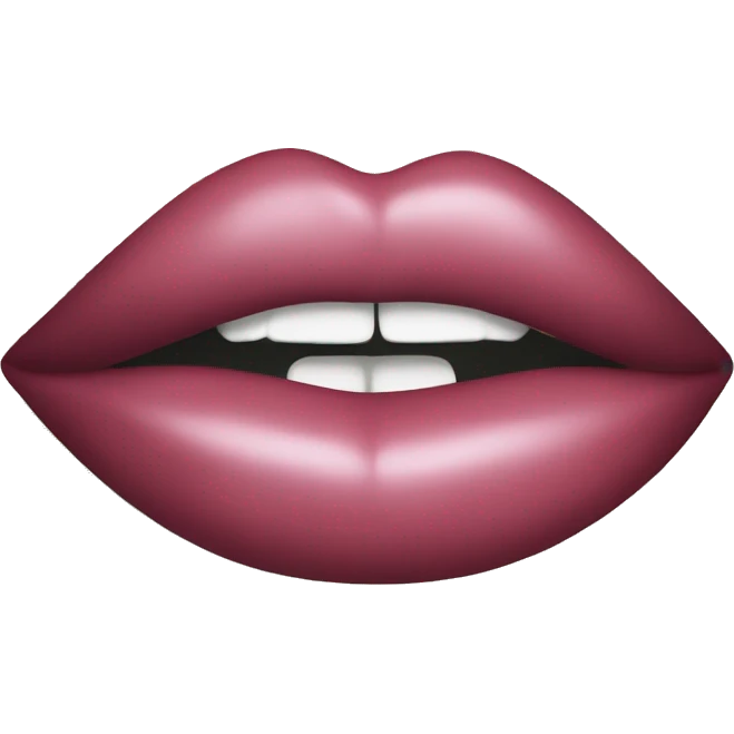 Lipstick in greeb emoji