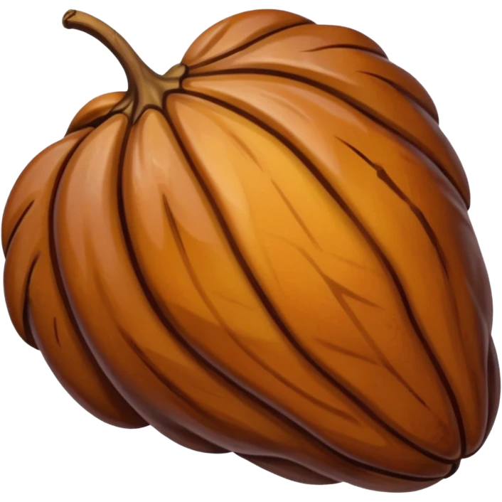 single small wrinkled dried grape raisin warm brown with cognac touch soft slightly translucent surface no wooden stick emoji