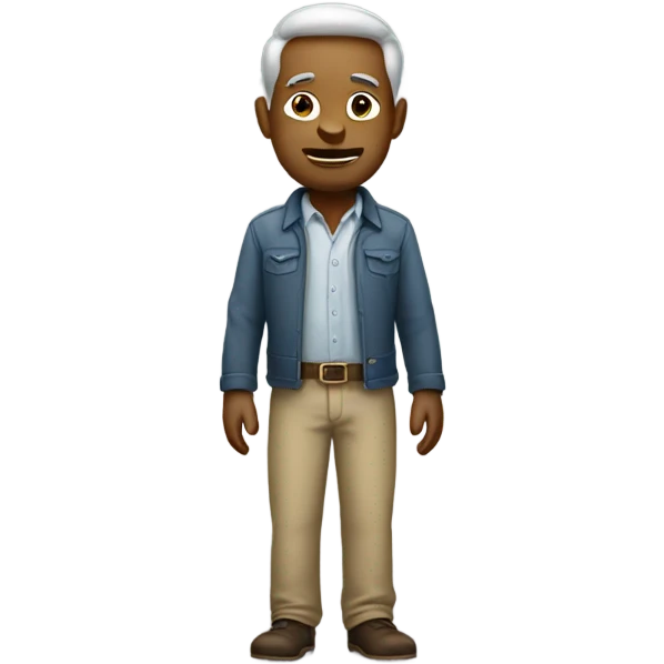 Man standing  emoji