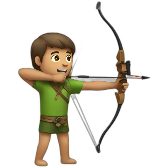 Archery man emoji