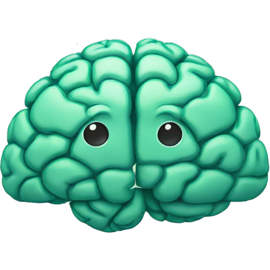 brain in a card emoji