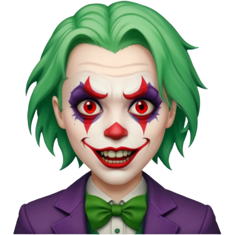terrifying arkham joker emoji