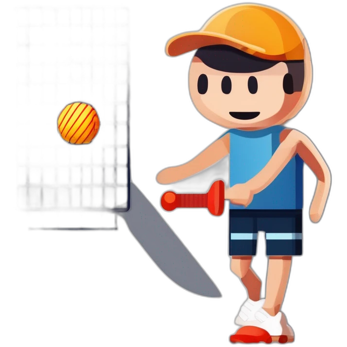 man playing padel emoji