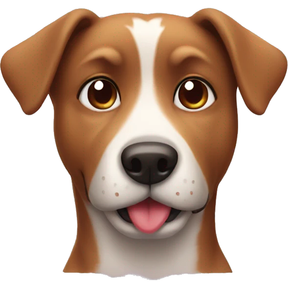 Dog with heart eyes emoji