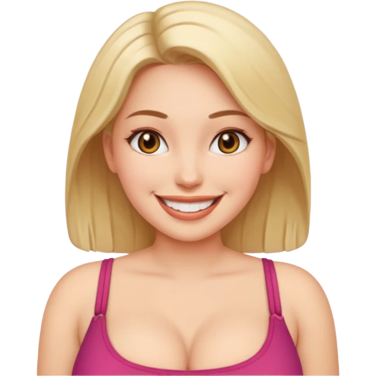 A woman with big juicy boobs emoji