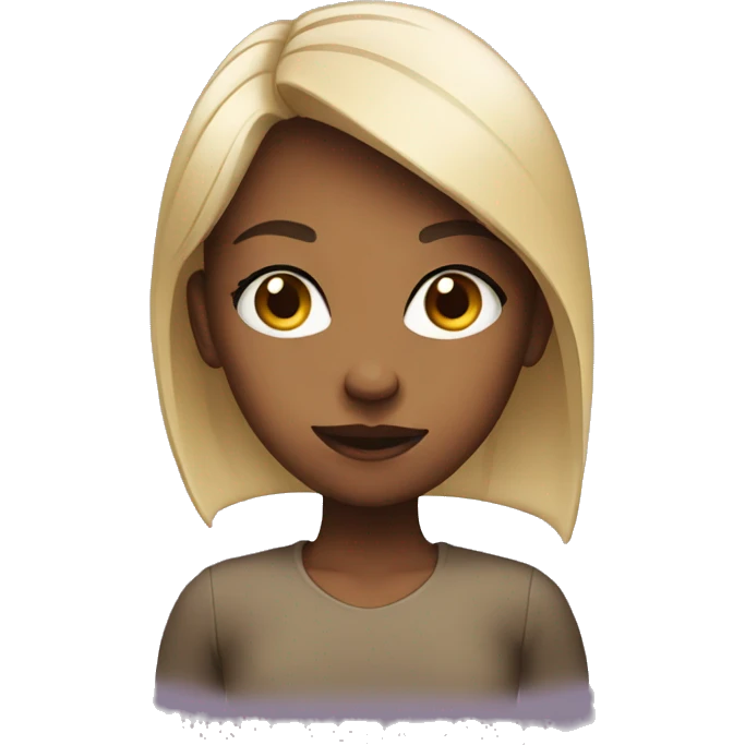 Girl with attitude look  emoji
