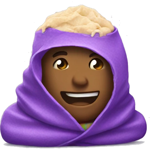 Purple burrito emoji