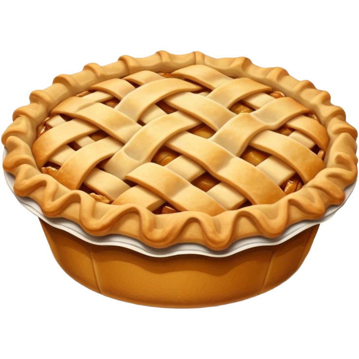 Apple pie in sleeve emoji