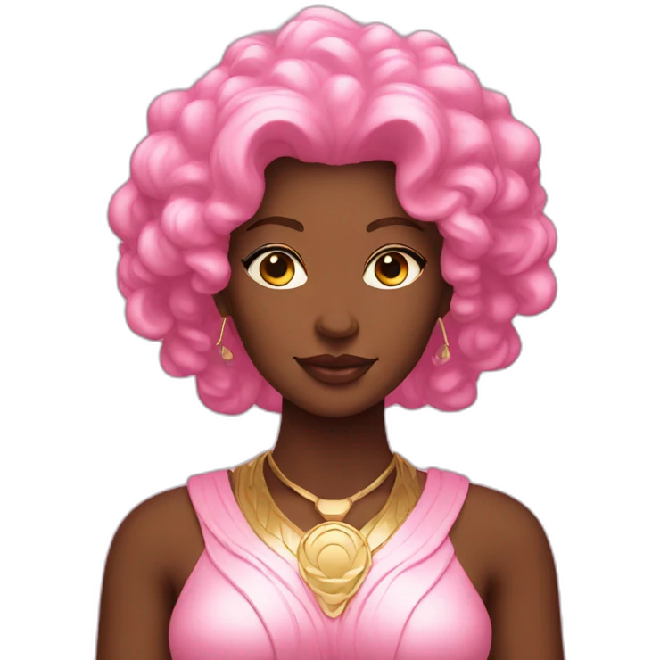 pink goddess emoji