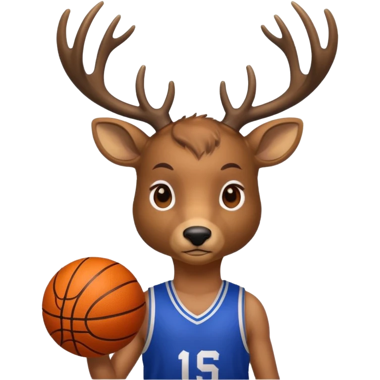 Deer basketball  emoji