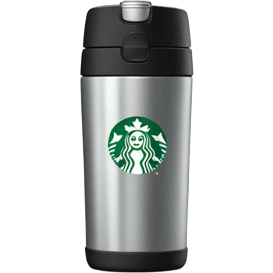Starbucks coffee thermos emoji