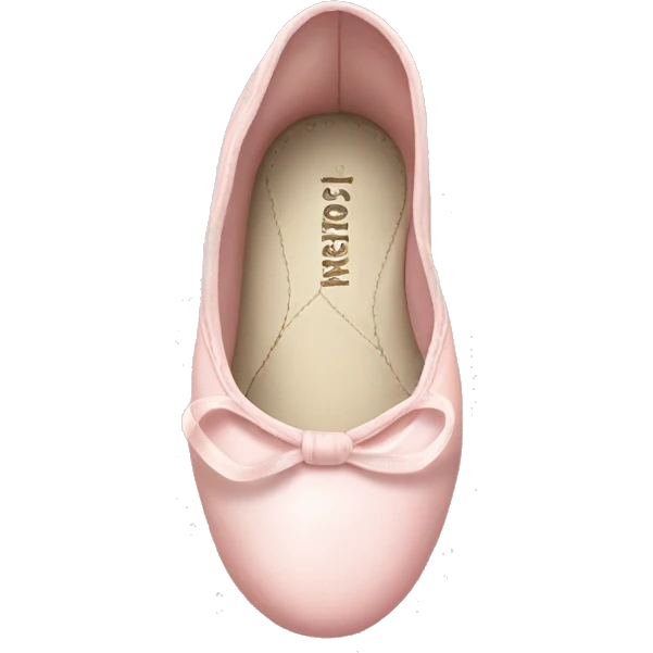 Pale pink ballet shoes emoji