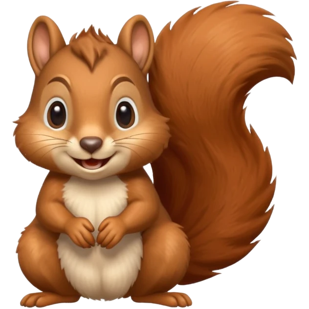 very happy squirrel emoji