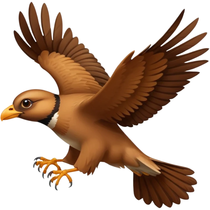 The lark flies emoji
