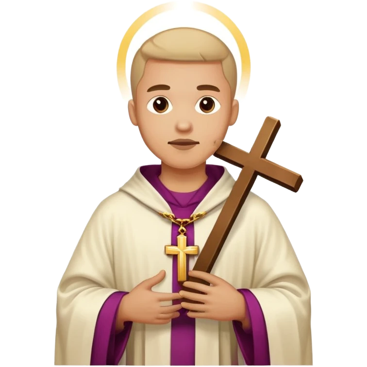 Un nazareno de semana santa emoji