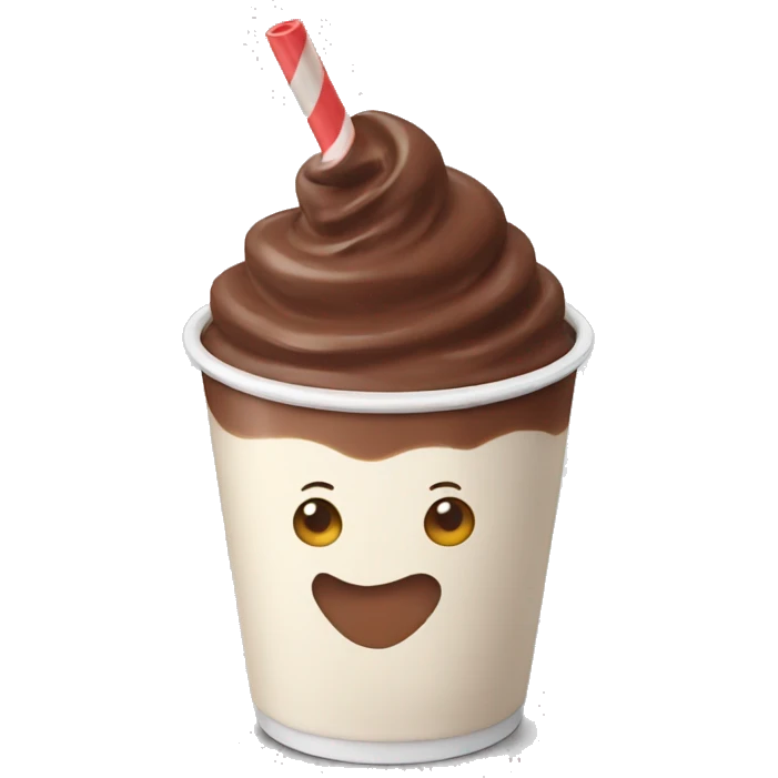 Chocolate milk  emoji